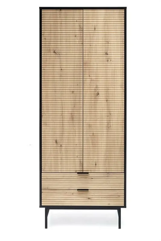 BA-HA105321-16 Moderni balta spinta su lentynomis ir veidrodžiu