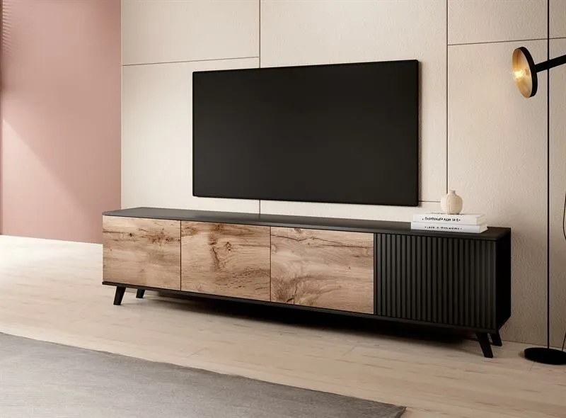 BA-HA105331-14 Modernus TV staliukas HA105331 su lentynomis ir stalčiais