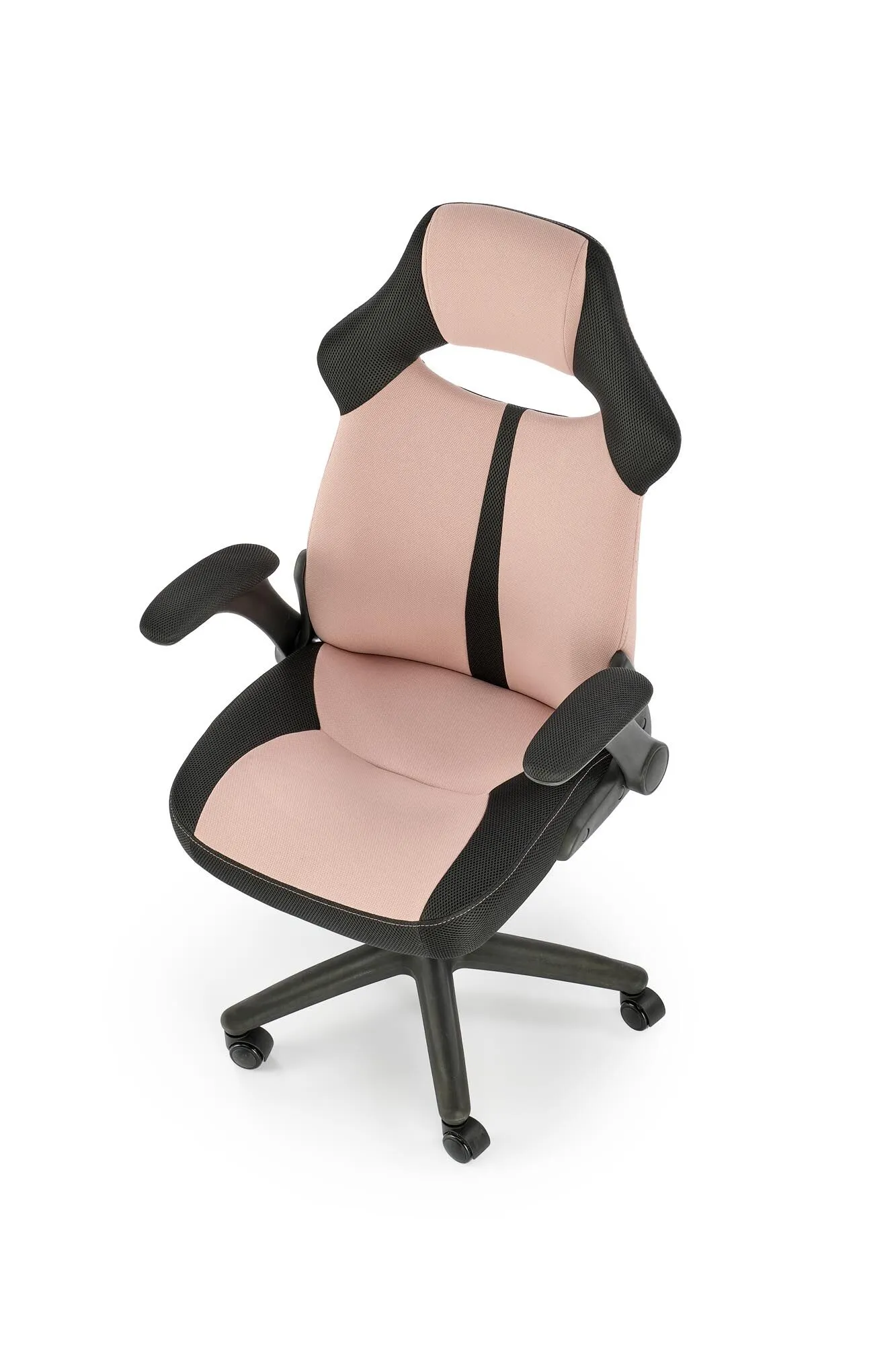 BA-HA105748-2 Juoda biuro kėdė HA105748 su ergonomišku atlošu