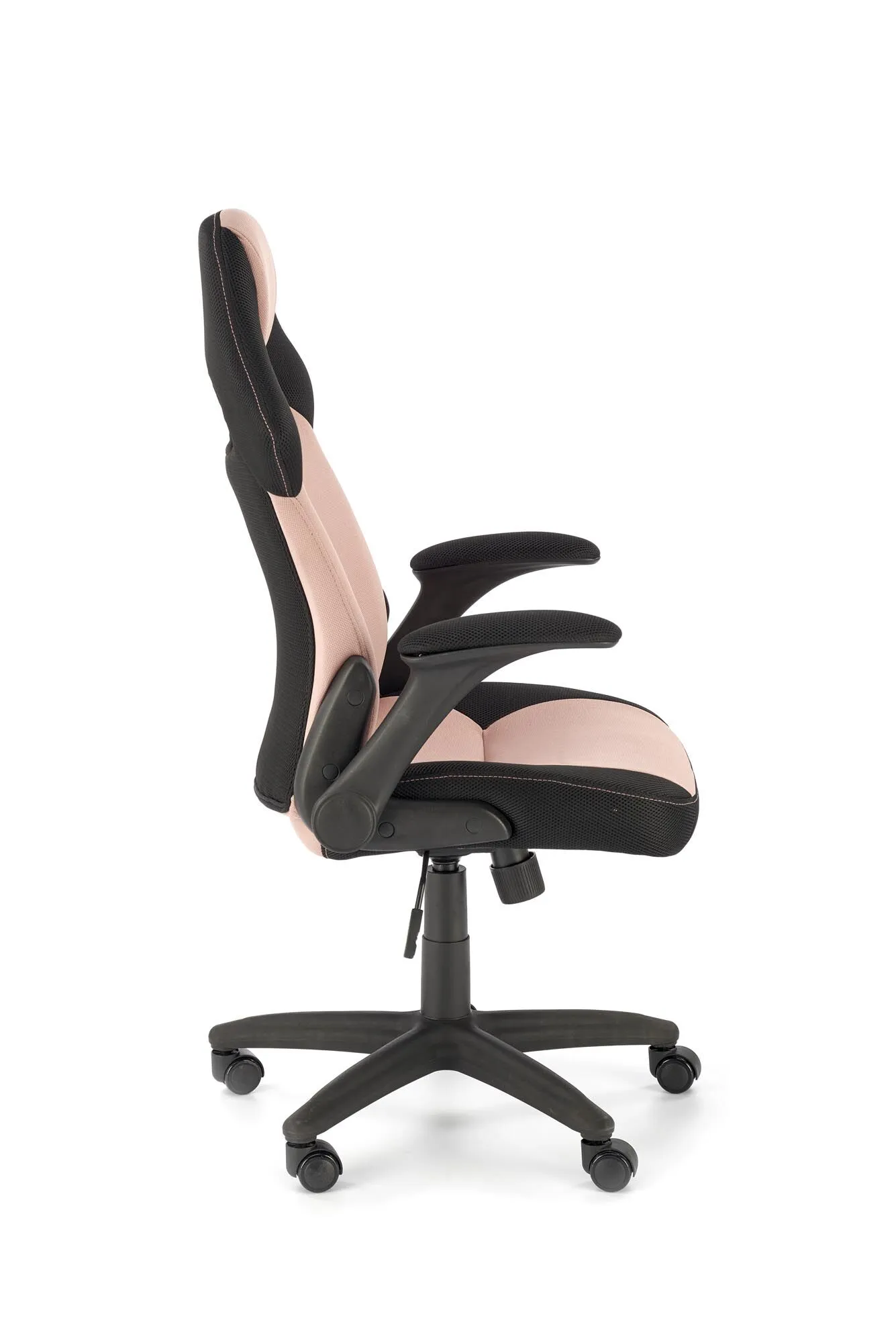 BA-HA105748-4 Juoda biuro kėdė HA105748 su ergonomišku atlošu