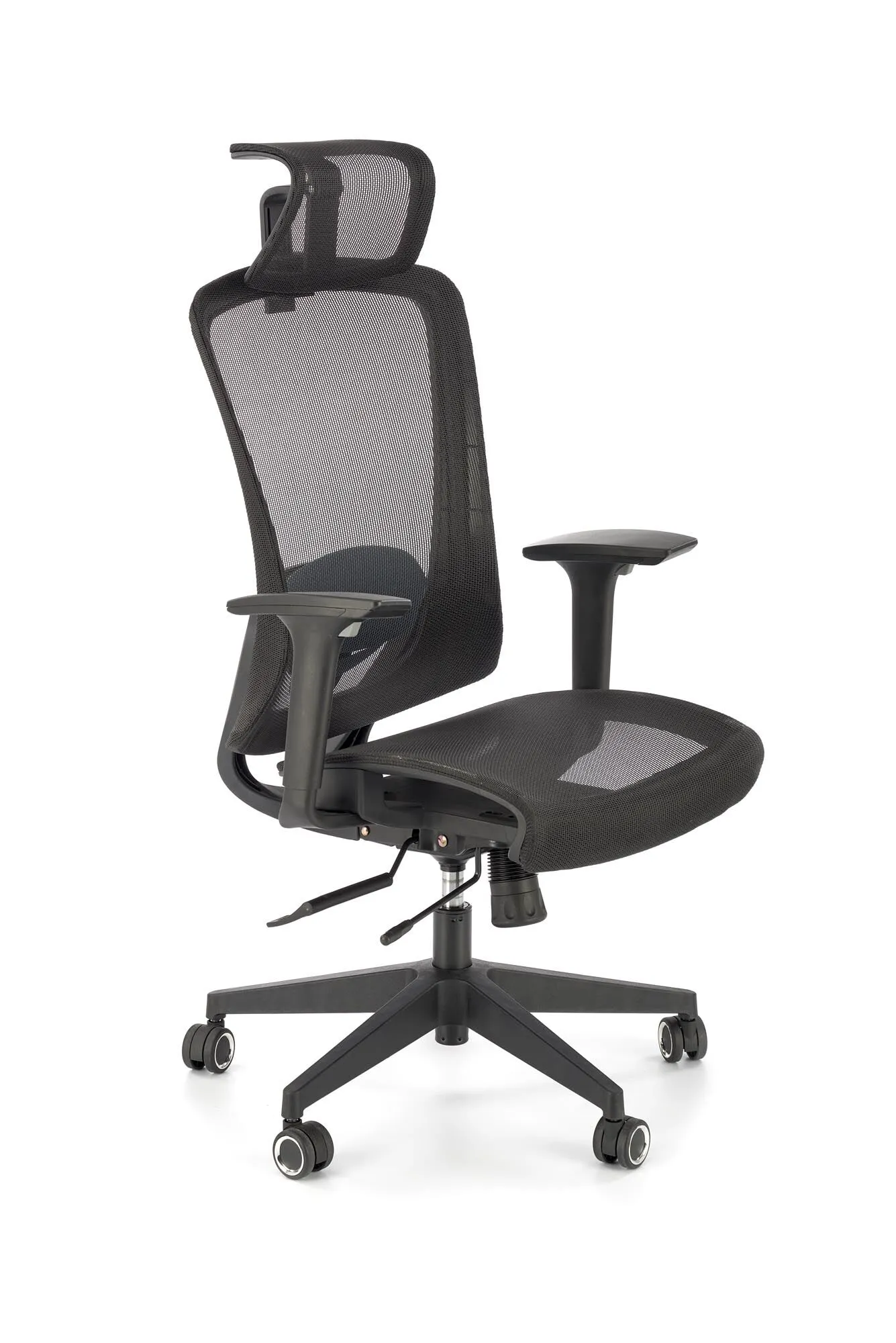 BA-HA105760-12 Ergonomiška biuro kėdė HA105760 su tvirtu juodu rėmu