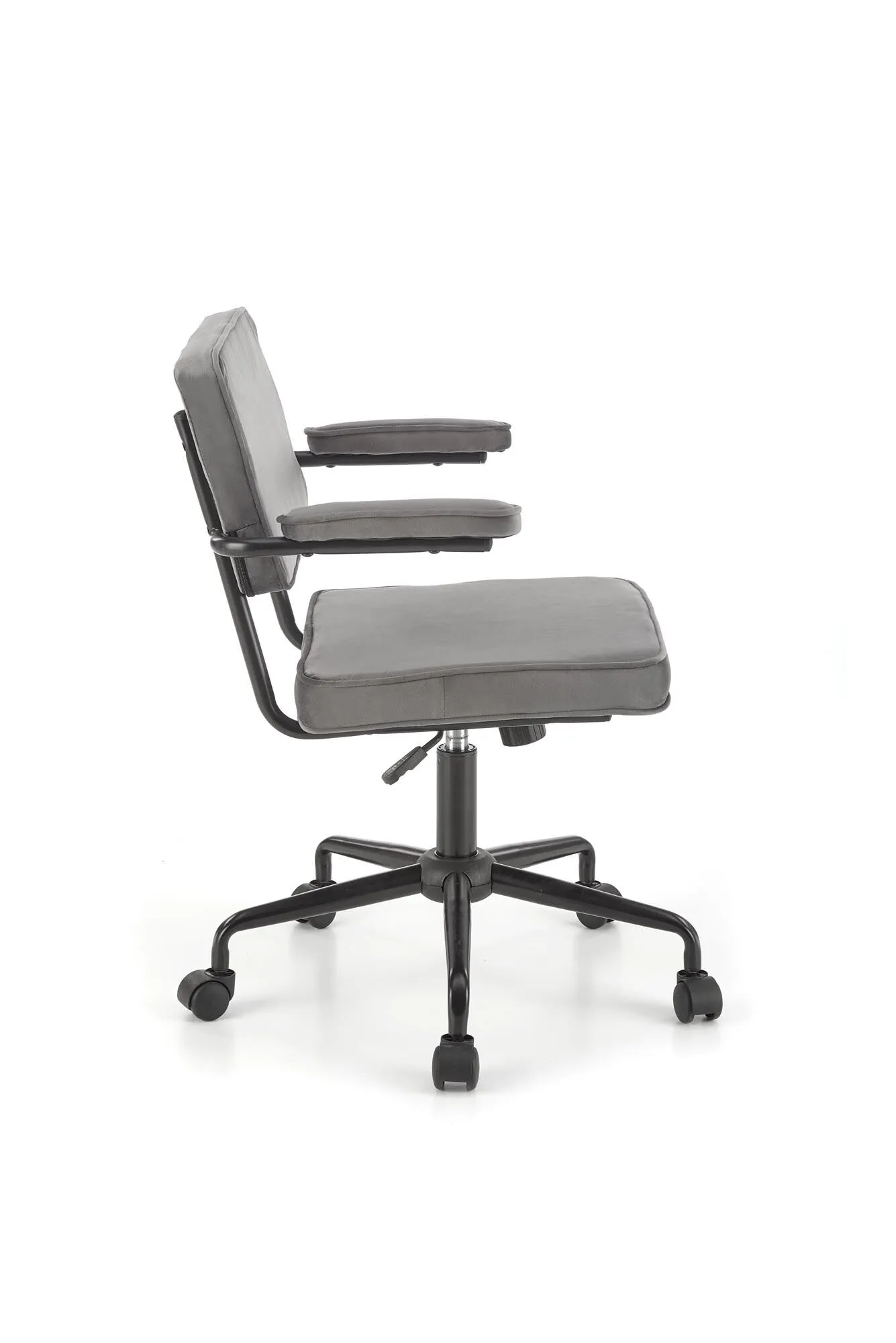BA-HA105761-2 Juoda biuro kėdė HA105761 su ergonomišku atlošu