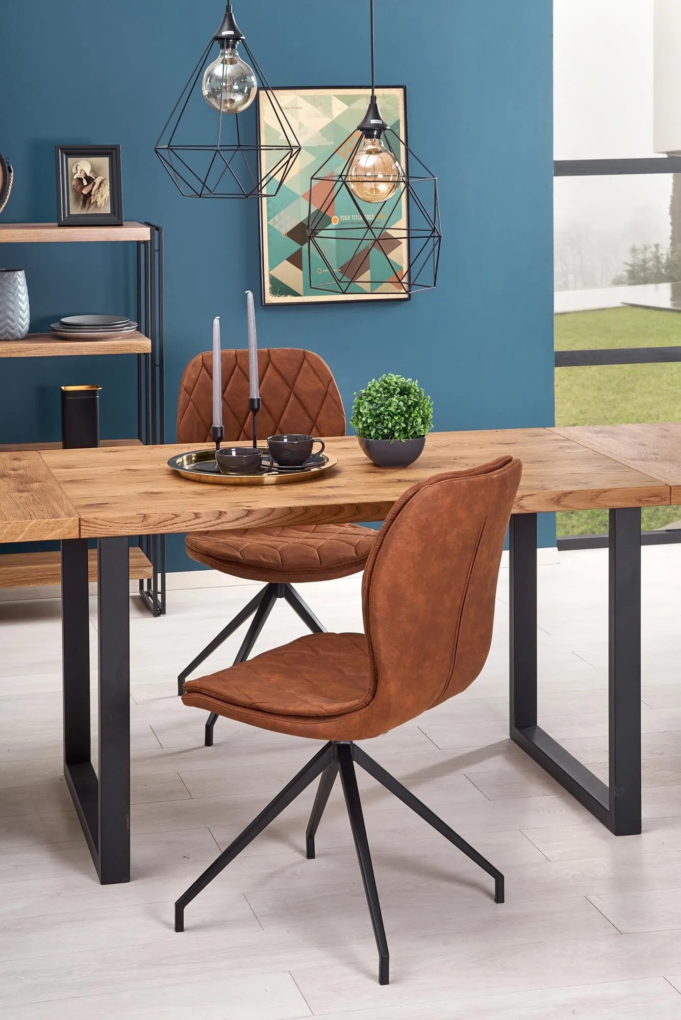 BA-HA105809-11 Modernus stalas HA105809 su elegantišku dizainu