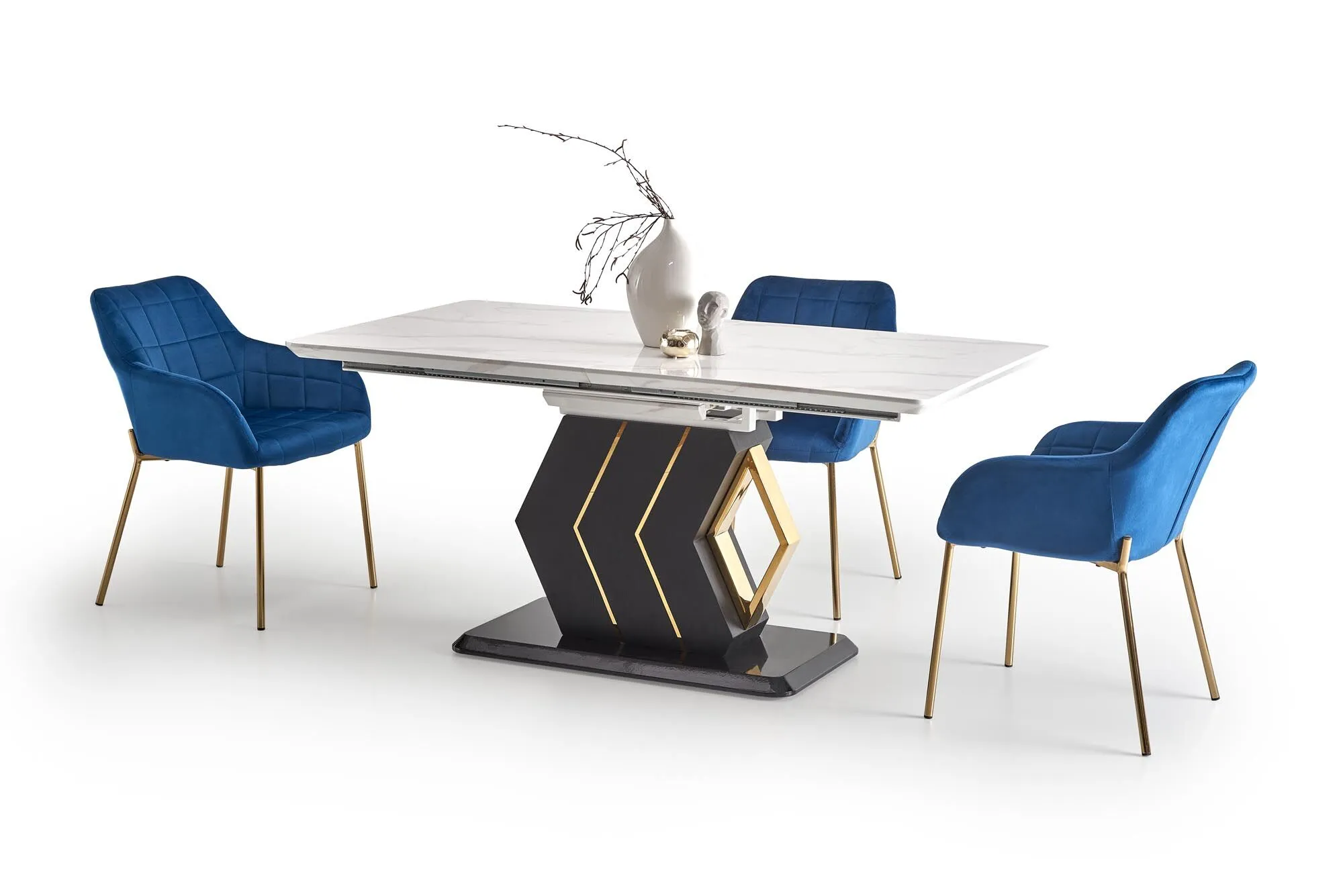BA-HA105824-12 Modernus medinis stalas su elegantišku minimalistiniu dizainu