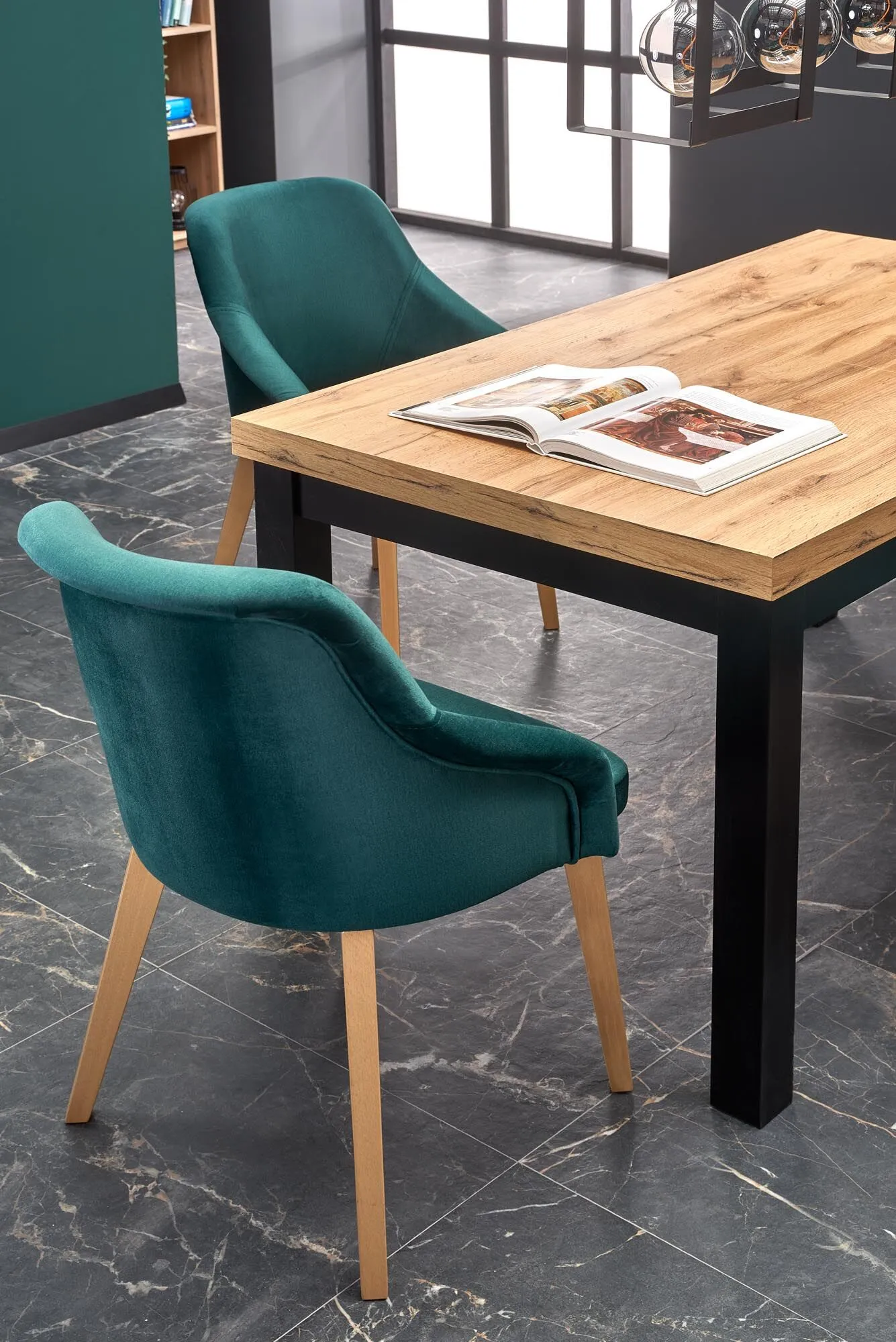 BA-HA105840-11 Išskleidžiamas stalas HA105840 moderniam valgomojo interjerui