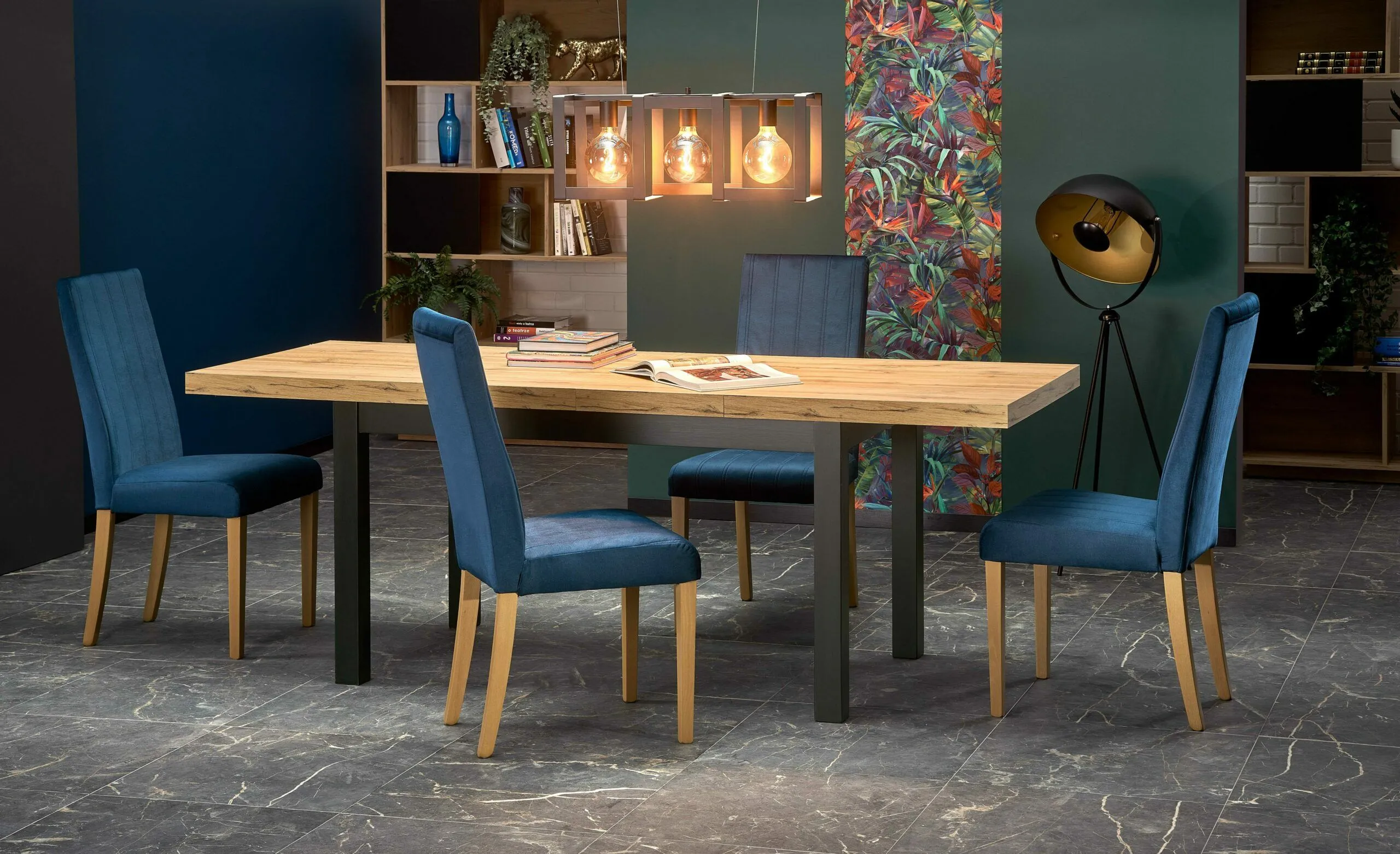 BA-HA105840-2 Išskleidžiamas stalas HA105840 moderniam valgomojo interjerui