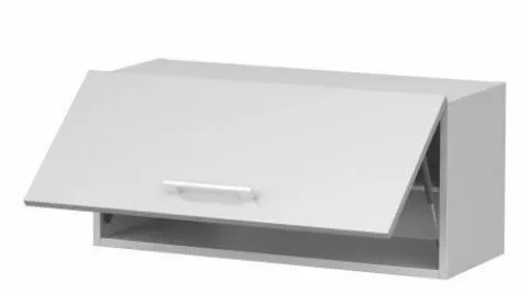 BA-GS211227-5 60 cm pakabinama spintelė su moderniu pilku dizainu