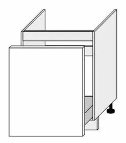 80 cm pastatoma spintelė kriauklei D1ZM 80 GS2112335