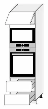 60 cm pastatoma spintelė 207 cm D14 RU 2R 284 GS2112349