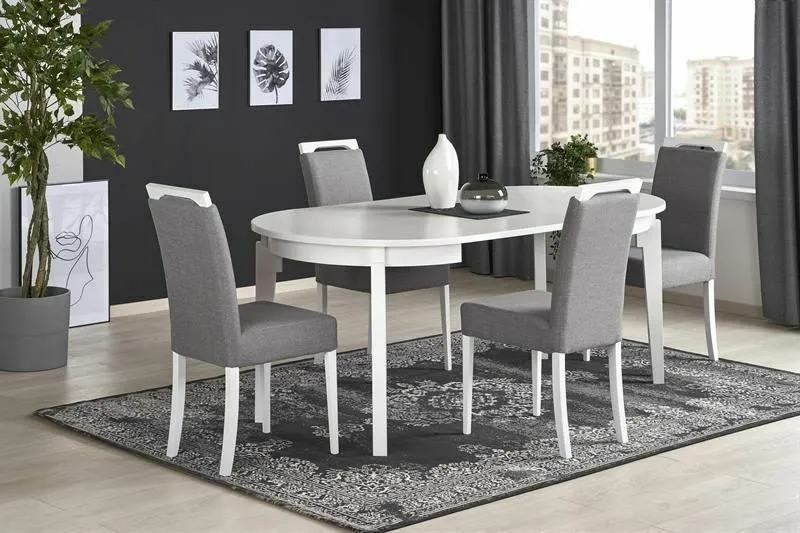 BA-HA211031-2 Modernus medinis stalas HA211031 su elegantiškomis kojomis
