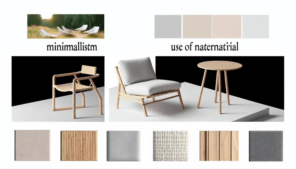 Šviesus skandinaviško stiliaus interjeras su minimalistiniais baldais ir natūralaus medžio akcentais