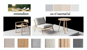 Šviesus skandinaviško stiliaus interjeras su minimalistiniais baldais ir natūralaus medžio akcentais