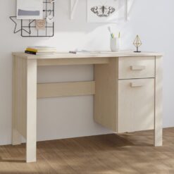 Rašomasis stalas HAMAR, medaus rudas, 113x50x75cm, pušis