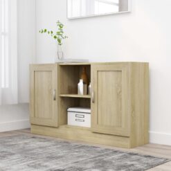 Šoninė spintelė, sonoma ąžuolo spalvos, 120x30,5x70cm, MDP
