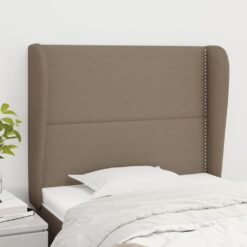 Galvūgalis su auselėmis, taupe, 83x23x118/128cm, audinys
