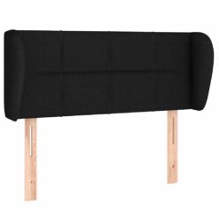 Galvūgalis su auselėmis, juodos spalvos,83x23x78/88 cm, audinys
