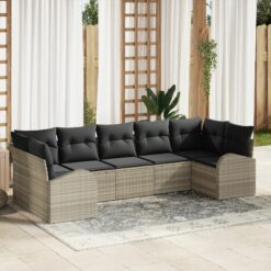 sodo sofa komplektas 7 dalių rinkinys