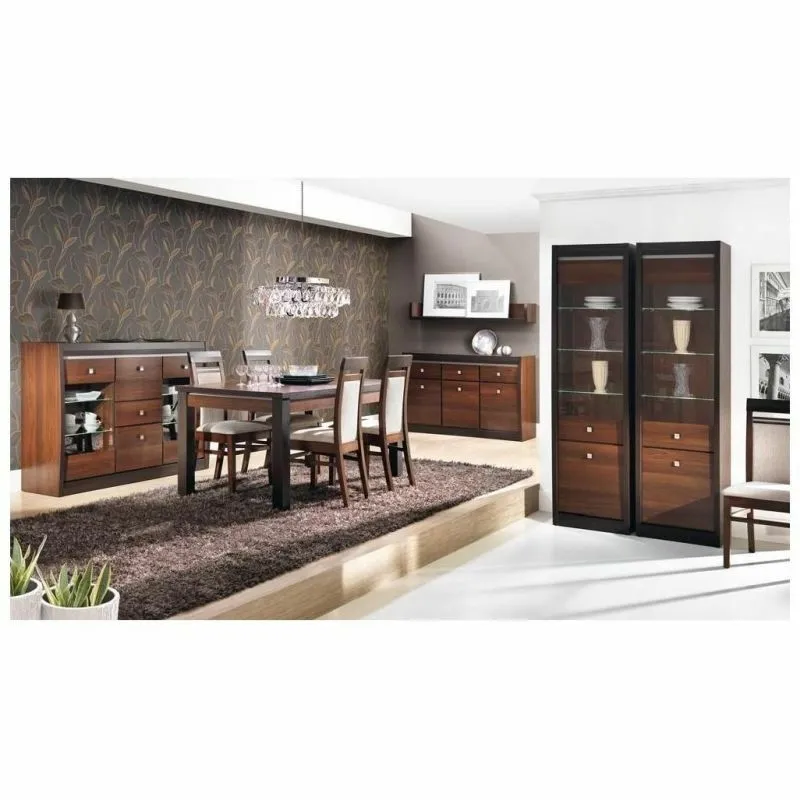BA-GS110190-4 Pakabinama lentyna Forrest FR14 su moderniu medžio dizainu