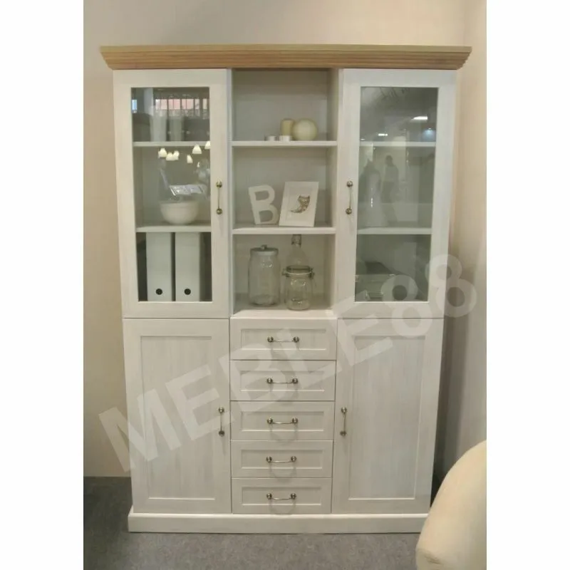 BA-GS110809-6 Elegantiška Royal W2D vitrina su stiklinėmis durimis