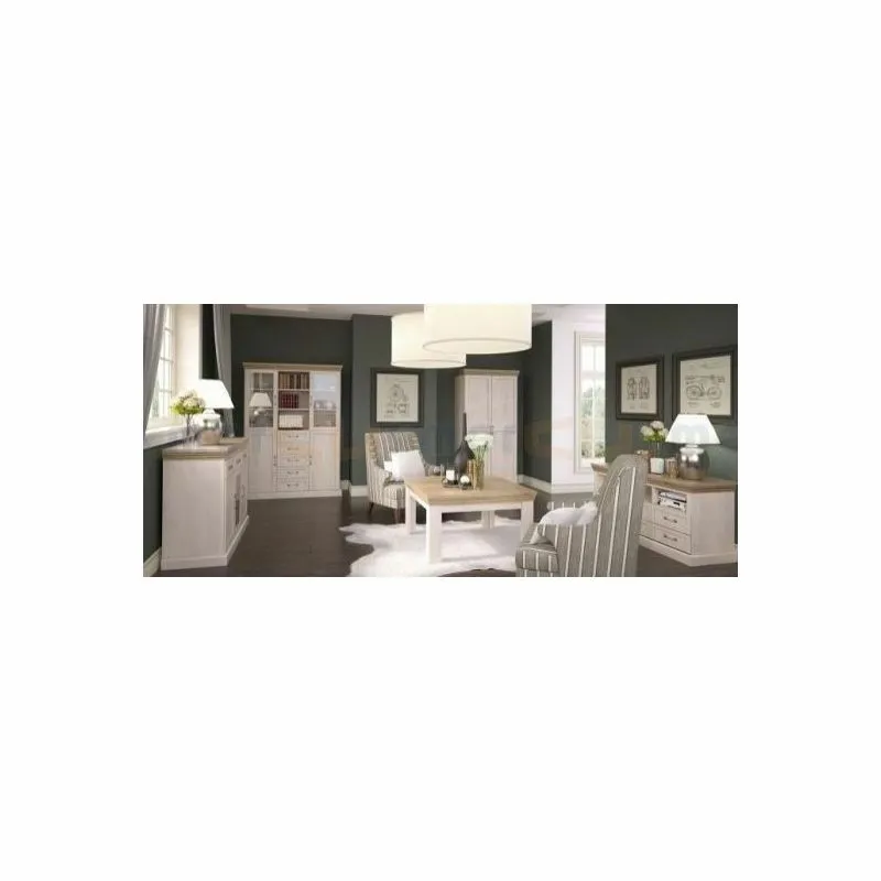 BA-GS110810-11 Elegantiška vitrinos Royal W4D galerijos nuotrauka su stiklinėmis durelėmis