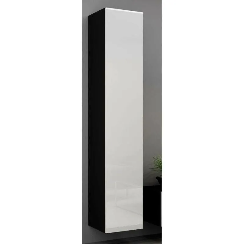 BA-GS111050-1 Vitrina Vigo 180 moderni stiklinė svetainės spintelė