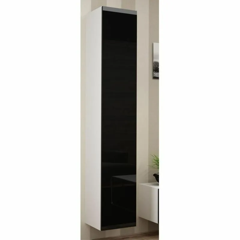 BA-GS111050-3 Vitrina Vigo 180 moderni stiklinė svetainės spinta