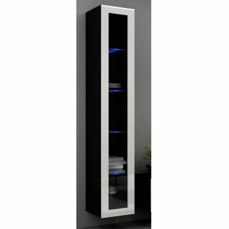 BA-GS111052-3 Vitrina Vigo 180 su LED apšvietimu moderniam interjerui