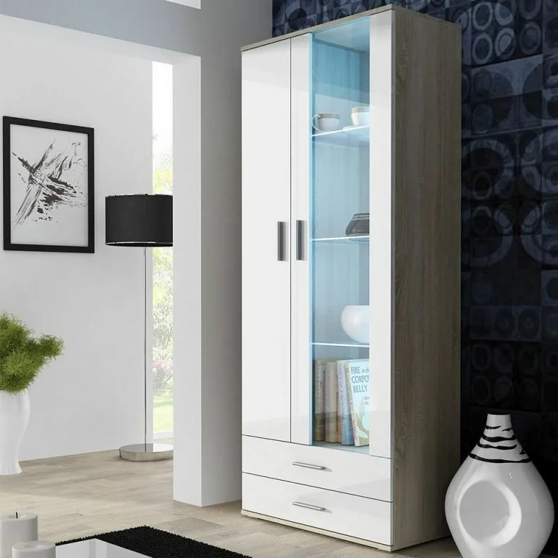 BA-GS118286-5 Vitrina Soho S6 2D2S moderni svetainės spintelė