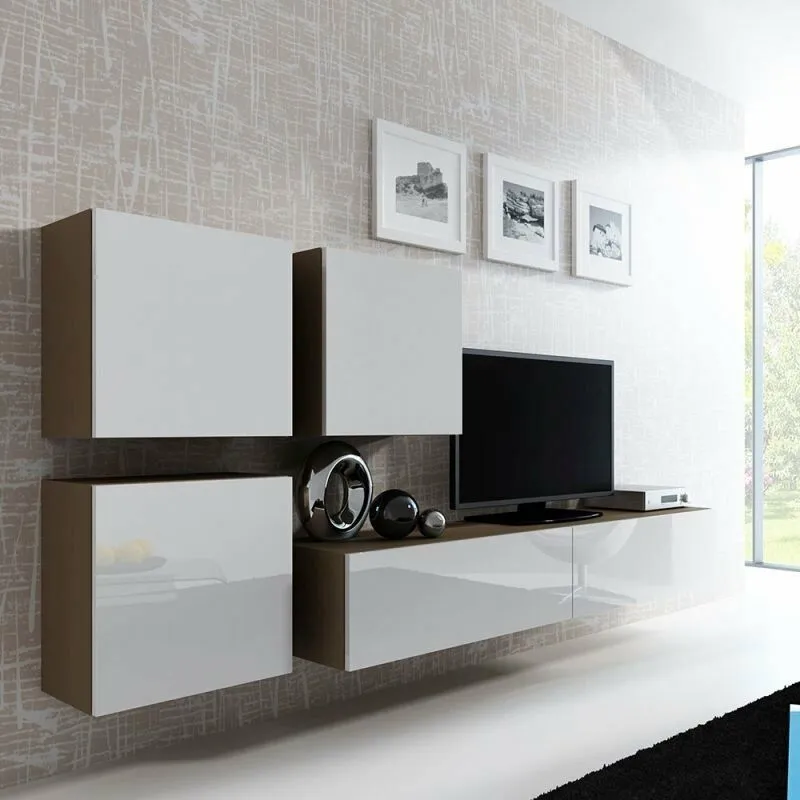 BA-GS134798-6 Moderni Sekcija Vigo 23 su elegantiškais sandėliavimo sprendimais