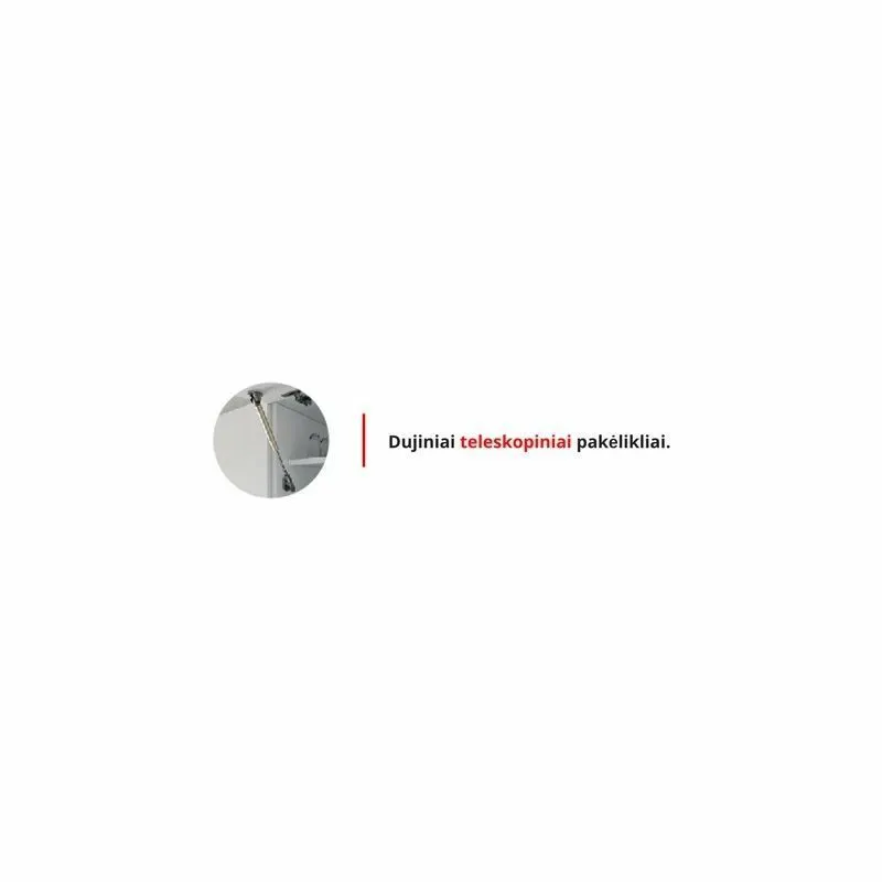BA-GS135029-3 90 cm pakabinama MDF spintelė su moderniomis detalėmis