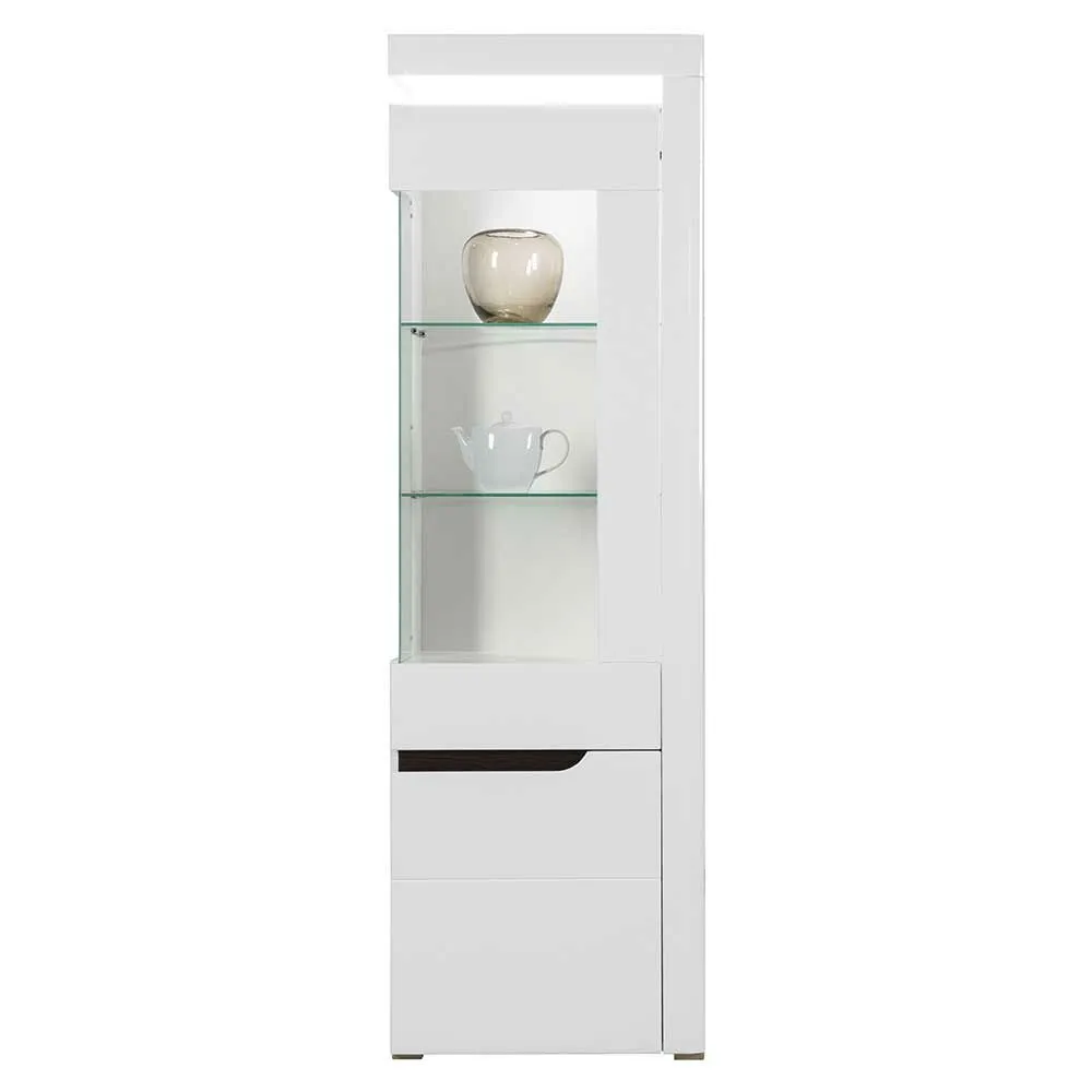BA-GS136201-2 Vitrina Irma IM7 su stiklinėmis durelėmis ir lentynomis