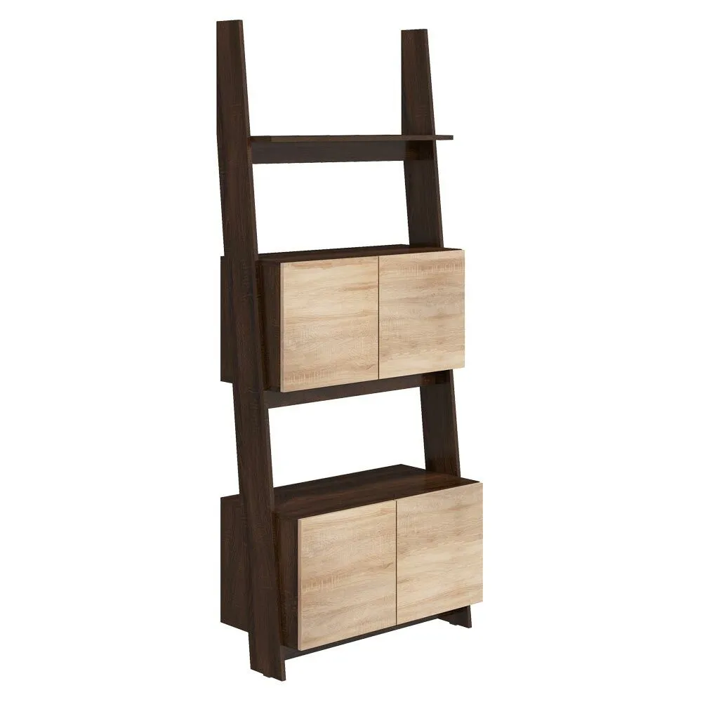BA-GS138444-5 Juoda metalinė lentyna Rack RAC-08 su keliomis pakopomis