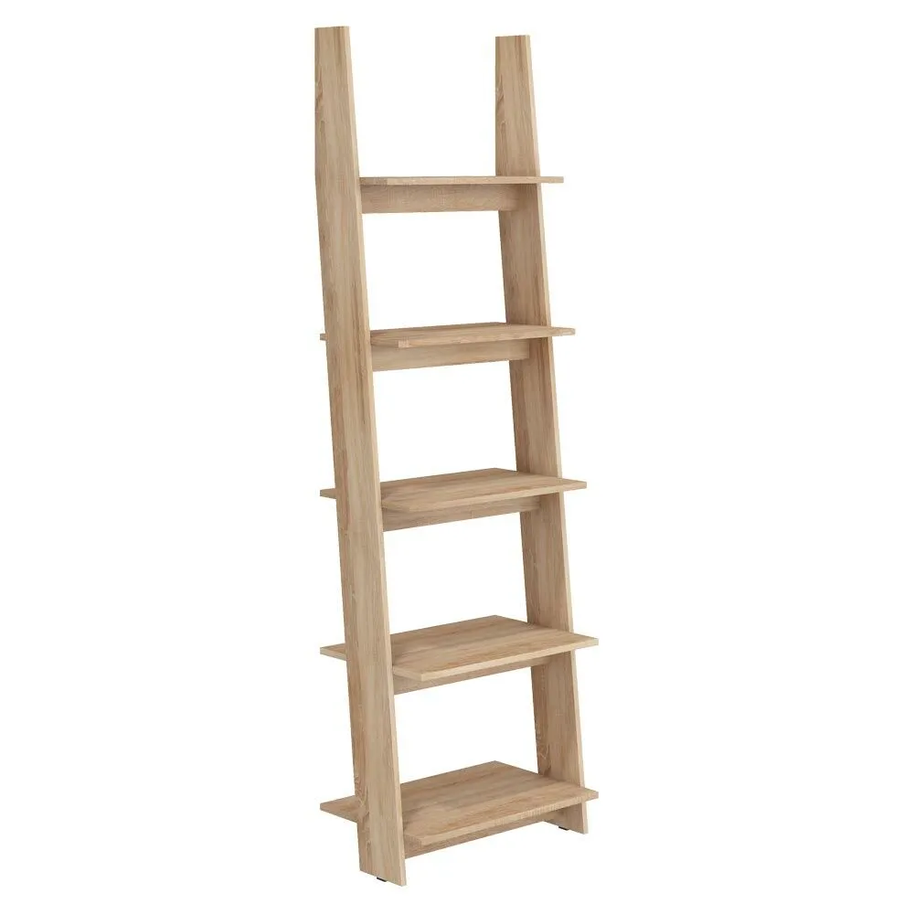 BA-GS138446-5 Juoda metalinė lentyna Rack RAC-03 su medinėmis lentynomis