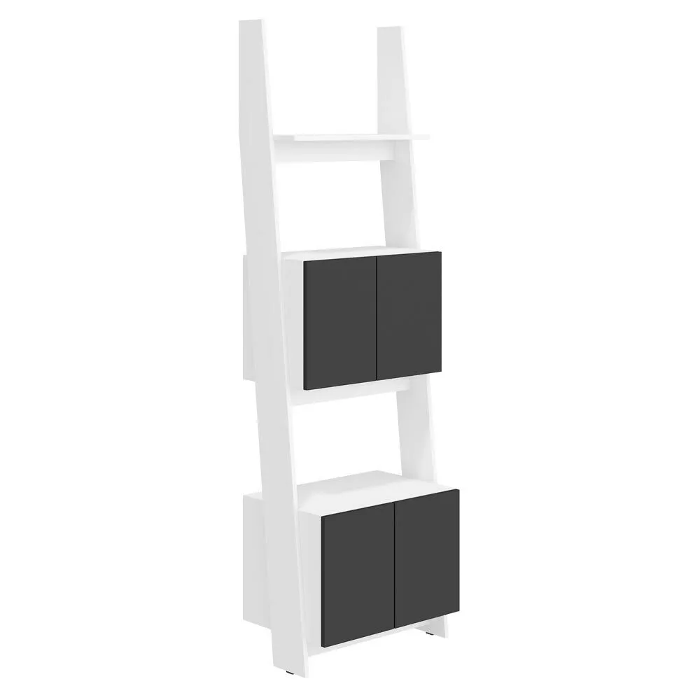 BA-GS138448-4 Juoda metalinė lentyna Rack RAC-05 su keturiomis pakopomis