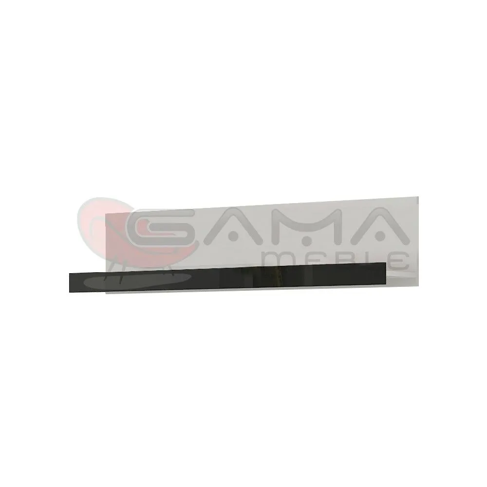 BA-GS138514-2 Moderni lentyna Verin VRN-12 su juodomis metalinėmis kojomis