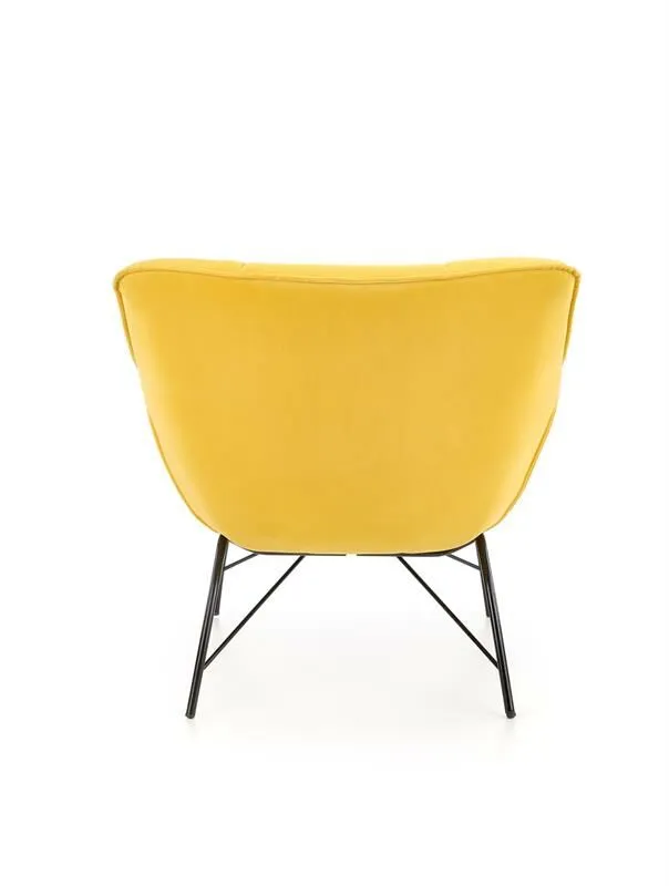 BA-HA105425-6 Modernus patogus fotelis su elegantišku pilku apmušalu