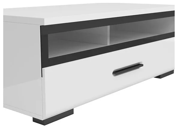 BA-IK100475-4 Modernus TV staliukas 1S/4/10_S-BI/BIP su lentynomis