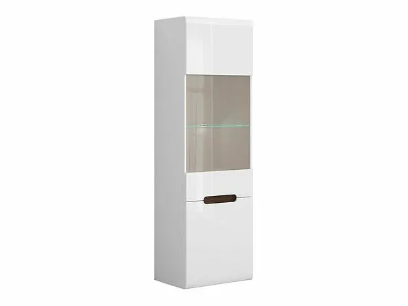 BA-IK100497-2 Balta lentyna 1W1D/19/6-BI/BIP su stalčiumi ir durelėmis