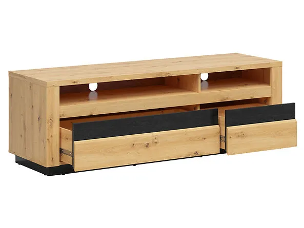 BA-IK100524-3 Modernus TV staliukas 2S-DASN/CABL su dviem stalčiais