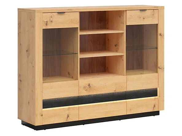 BA-IK100531-2 Stilinga komoda 2W2S-DASN/CABL su dviem durelėmis