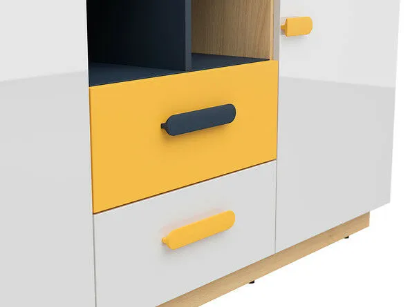 BA-IK100541-4 Moderni komoda 2D2S Dana su dekoratyvinėmis detalėmis