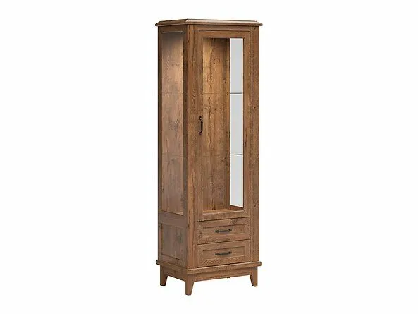 BA-IK100591-4 Moderni lentyna 1W2S-DARL su stalčiais ir durelėmis
