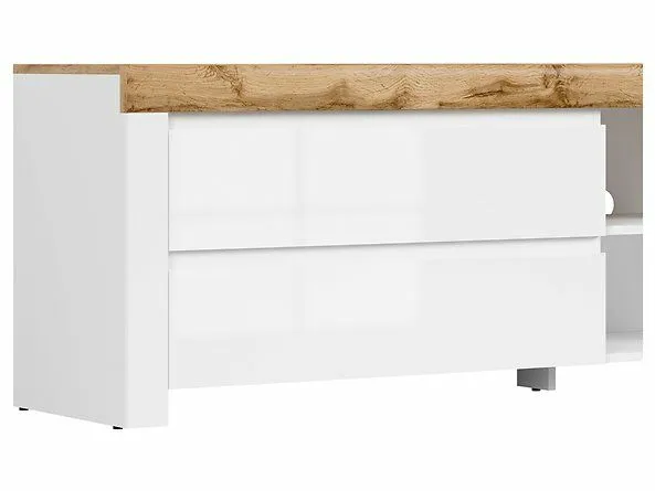 BA-IK100608-4 Modernus TV staliukas 2S-BI/DWO/BIP su dviem stalčiais