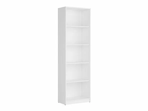 BA-IK100649-2 Moderni balta lentyna su juodais metaliniais akcentais