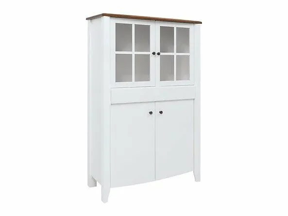 BA-IK100679-2 Moderni lentyna 2D2W1S su baltu ir ąžuolo dekoru