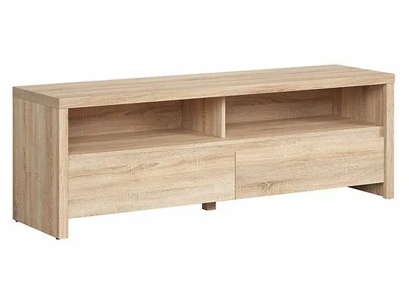 BA-IK100754-2 Modernus TV staliukas su dviem stalčiais ir lentyna