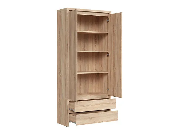 BA-IK100756-3 Moderni lentyna 2D2S-DSO su dviem durelėmis ir stalčiais