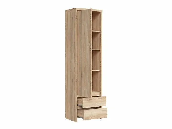 BA-IK100758-3 Moderni lentyna 1D2S-DSO su stalčiais ir durelėmis
