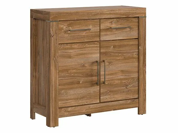 BA-IK100798-2 Moderni komoda 2D2S su stalčiais ir durelėmis
