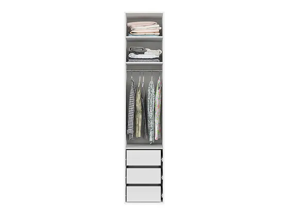 BA-IK100895-4 Balta ir juoda spinta 17-BI/BI modernaus dizaino